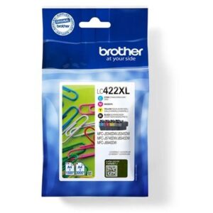 MULTIPACK BROTHER CARTUCCIA LC422XLVAL BK 3.000PG + C/M/Y 1.500PG X MFC-J5340DW/MFC-J5740DW MFC-J6540DW/MFC-J6940DW
