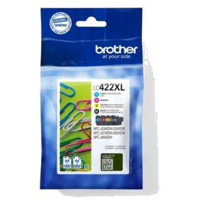 MULTIPACK BROTHER CARTUCCIA LC422XLVAL BK 3.000PG + C/M/Y 1.500PG X MFC-J5340DW/MFC-J5740DW MFC-J6540DW/MFC-J6940DW