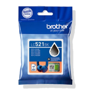 CARTUCCIA BROTHER LC521BK NERO 500 PGG X DCP-J1260W DCP-J1310DW DCP-J1360DW DCP-J1460DW