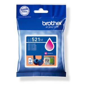 CARTUCCIA BROTHER LC521M MAGENTA 500 PGG X DCP-J1260W DCP-J1310DW DCP-J1360DW DCP-J1460DW