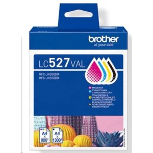 MULTIPACK BROTHER LC527VAL 4 CART (BK 1.300PAG + C/M/Y 900PG) X MFC-J4350DW/MFC-J4550DW/MFC-J6760DW/MFC-J6960DW/MFC-J6975DW