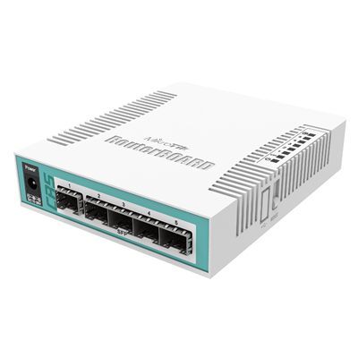 SWITCH MIKROTIK CRS106-1C-5S 1P. GIG 5P. SFP 128MB