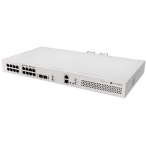 SWITCH MIKROTIK CRS418-8P-8G-2S+RM 16P GIGABIT ETHERNET(DI CUI 8P POE-OUT) 2P SFP+ 10G E- ROUTEROS/SWITCHOS