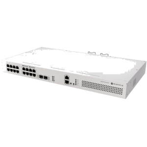SWITCH MIKROTIK CRS418-8P-8G-2S+RM 16P GIGABIT ETHERNET(DI CUI 8P POE-OUT) 2P SFP+ 10G E- ROUTEROS/SWITCHOS