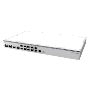 CLOUD ROUTER SWITCH MIKROTIK CRS812-8DS-2DQ-2DDQ-RM 2X ETHERNET 1G/2.5G/5G/10G 50G SFP56-2X 200G QSFP56-2X 400G QSFP56-DD PORTS