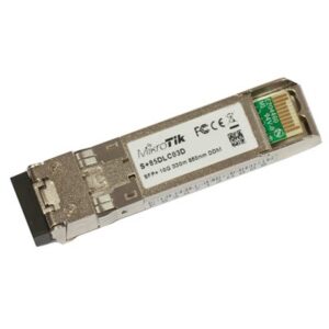 MODULO MINIGBIC MIKROTIK S+85DLC03D SFP+ 10 GBPS LC MULTIM 850NM 10GBASE-SR