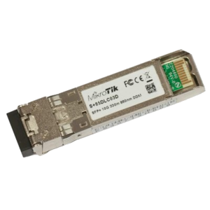MODULO MINIGBIC MIKROTIK S+85DLC03D SFP+ 10 GBPS LC MULTIM 850NM 10GBASE-SR