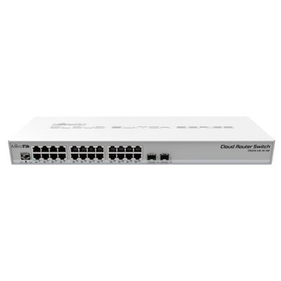 SWITCH MIKROTIK CRS326-24G-2S+RM 24P. GIG + 2P. SFP+ ROUTEROS/SWITCHOS RACK