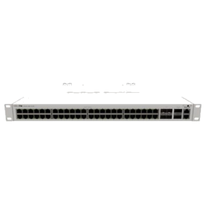 SWITCH MIKROTIK CRS354-48G-4S+2Q+RM 48P. GBPS 4P. SFP+ 2P. QSFP+ 1P. GBPS ALIM. RID. ROUTEROS/SWITCHOS