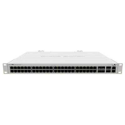SWITCH MIKROTIK CRS354-48G-4S+2Q+RM 48P. GBPS 4P. SFP+ 2P. QSFP+ 1P. GBPS ALIM. RID. ROUTEROS/SWITCHOS