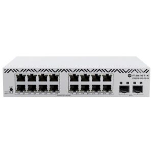 SWITCH MIKROTIK CSS318-16G-2S+IN 16P. GIG + 2P UPLINK SFP+ 10G PER RACK DA 10"/19"
