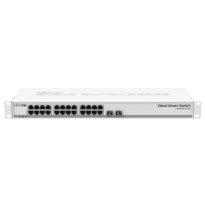 SWITCH MIKROTIK CSS326-24G-2S+RM 24P. GIG + 2P. SFP+