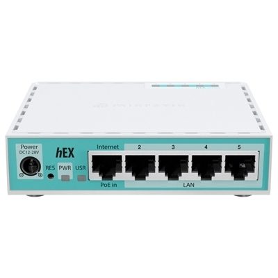 ROUTER MIKROTIKE50UG HEX (VERSIONE 2024)5P 1G-1P. USB2.0 A-512MB