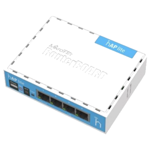 ROUTER MIKROTIK RB941-2ND HAP LITE CLASSIC 4P. FAST + WIFI 32MB
