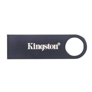 FLASH DRIVE USB3.264GB KINGSTON DTSE9G3/64GB (KE-U2X64-1AC) ULTRA SLIM METAL CASE DARK NICKEL READ:220MB/S