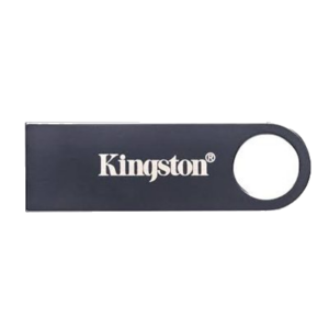 FLASH DRIVE USB3.264GB KINGSTON DTSE9G3/64GB (KE-U2X64-1AC) ULTRA SLIM METAL CASE DARK NICKEL READ:220MB/S