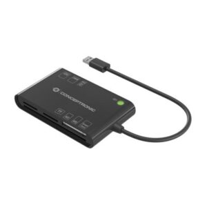 LETTORE SMART CARD ALL IN ONE CONCEPTRONIC BIAN01B SUPP.SCHEDE ISO7816 CLASSE A/B/C-COMP.CON SD,MICRO SD/T-FLASH,MMC,MS,M2 E SIM