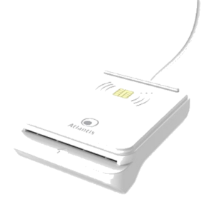 LETTORE COMBO 2 IN 1 TLANTIS P005-CIEK421C NFC CONTACTLESS X CIE 3.0 E SMART CARD CNS/CRS- BIANCO - EAN:8026974024035