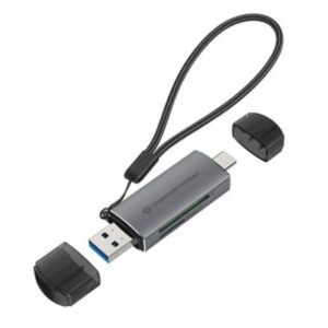LETTORE CARD DUAL PLUG USB3.0 2 IN 1 CONCEPTRONIC BIAN05G COMP.CON SD, SDHC, SDXC, MICRO SD/T-FLASH, MICRO SDHC, MICRO SDXC