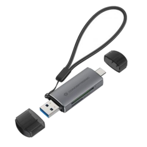 LETTORE CARD DUAL PLUG USB3.0 2 IN 1 CONCEPTRONIC BIAN05G COMP.CON SD, SDHC, SDXC, MICRO SD/T-FLASH, MICRO SDHC, MICRO SDXC