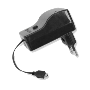 CARICABATTERIE MICROUSB DA CASA RETRAK EUCHGWM5 CAVO 80CM RETRATTILE NERO OUT:1,0A 0816983010284