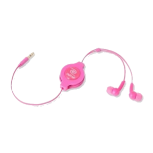 AURICOLARE STEREO RETRATTILE EUAUDIOPNK PER MP3 ROSA RETRAK 816983010840
