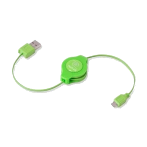CAVO USB 2.0 A MICRO 5-PIN RETRATTILE VERDE RETRAK EUCABLEMICGN 816983011137