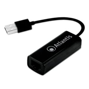 ADATTATORE DA USB2.0 A PORTA LAN FAST ETHERNET 10/100MBIT ATLANTIS A02-UTL20-GARANZIA 2 ANNI- FINO:31/12