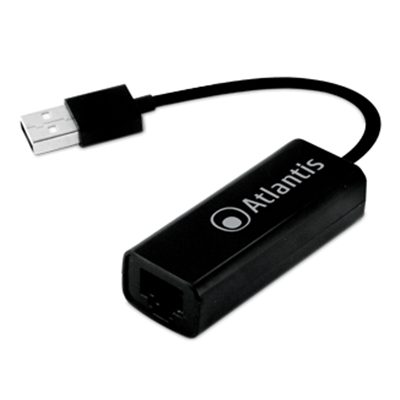 ADATTATORE DA USB2.0 A PORTA LAN FAST ETHERNET 10/100MBIT ATLANTIS A02-UTL20-GARANZIA 2 ANNI- FINO:31/12