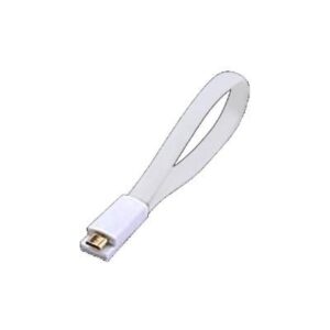 CAVO USB-MICRO USB PER SMARTPHONE E TABLET ATLANTIS P019-UMC-WT-0.2- COLORE BIANCO 0.2MT- CONTATTI MAGNETICI-EAN: 802 FINO:31/12
