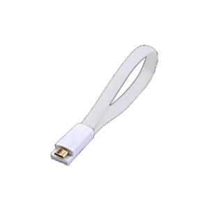 CAVO USB-MICRO USB PER SMARTPHONE E TABLET ATLANTIS P019-UMC-WT-0.2- COLORE BIANCO 0.2MT- CONTATTI MAGNETICI-EAN: 802 FINO:31/12