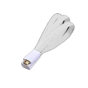 CAVO USB-MICRO USB PER SMARTPHONE E TABLET ATLANTIS P019-UMC-WT-1.5- COLORE BIANCO 1.5MT- CONTATTI MAGNETICI-EAN: 8026974016863