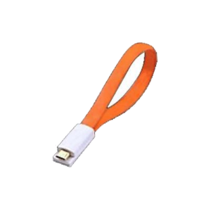 CAVO USB-MICRO USB PER SMARTPHONE E TABLET ATLANTIS P019-UMC-OG-0.2- COLORE ARANCIO 0.2MT- CONTATTI MAGNETICI-EAN: 8026974016818