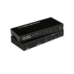 OPTICAL AUDIO SWITCHER ATLANTIS A04-OP-SW401 CON REMOTE CONTROLLER - GARANZIA 2 ANNI