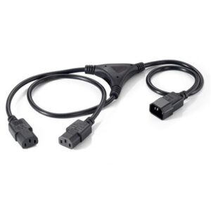 CAVO ALIMENTAZIONE VERSIONE Y - 2.6MT EQUIP 112210 SPINA DA C14 (M)(SF-81)A 2XC13 (F) (SF-82)- EAN: 4015867166338