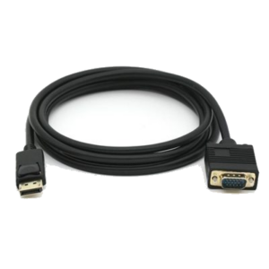 CAVO DISPLAYPORT MASCHIO A VGA (HD15) MASCHIO EQUIP 119338 SUPP. RISOL.VIDEO FINO A 1920X1200 -2.0MT EAN: 4015867225721