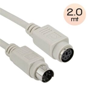 CAVO PROLUNGA PS2 2MT ATLANTIS P019-C120-6MF-2 MINI DIN6 - M/F - EAN: 8026974015767