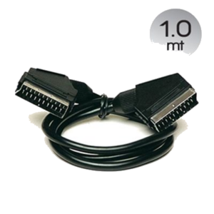 CAVO SCART 21PIN M/M ATLANTIS P019-AV601-S01N-1 1MT EAN:8026974014722