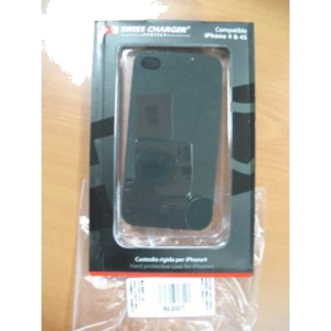 CUSTODIA X APPLE IPHONE4 SCP80001 SWISS CHARGER MODELLO RIGIDO