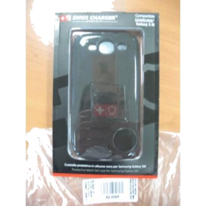 CUSTODIA X SAMSUNG GALAXY SIII SCP30037 SWISS CHARGER IN SILICONE NERO