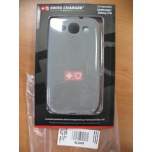 CUSTODIA X SAMSUNG GALAXY SIII SCP30037C SWISS CHARGER IN SILICONE TRASPARENTE