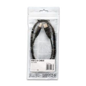CAVO USB2.0 A-B M/M 1MTATLANTIS P019-UB2-ABMM-1