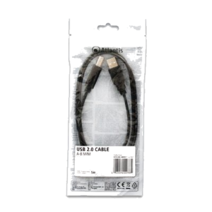 CAVO USB2.0 A-B M/M 1MTATLANTIS P019-UB2-ABMM-1