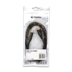 CAVO USB2.0 A-B M/M 1.8MTATLANTIS P019-UB2-ABMM-2