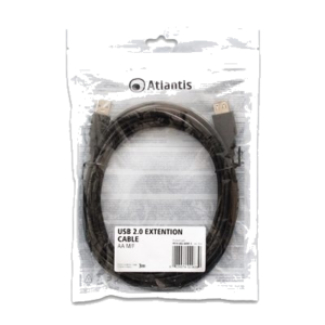 CAVO PROLUNGA USB2.0 AA M/F 3MTATLANTIS P019-UB2-AAMF-3