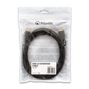 CAVO PROLUNGA USB2.0 AA M/F 5MTATLANTIS P019-UB2-AAMF-5