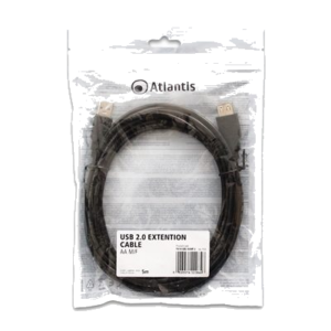 CAVO PROLUNGA USB2.0 AA M/F 5MTATLANTIS P019-UB2-AAMF-5