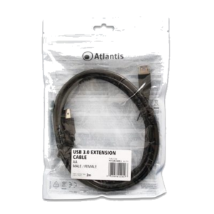 PROLUNGA CAVO USB3.0 AA M/F 2MT ATLANTIS P019-UB3-AAMF-2