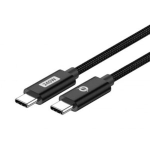 CAVO USB DI RICARICA RAPIDA 1.2MT CONCEPTRONIC ETTA03B12 USB C-C PD-3.1 240W- 48V 5A, 480MBPS, E-MARK