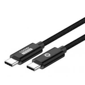 CAVO USB3.2 DI RICARICA RAPIDA1.2MT CONCEPTRONIC ETTA02B12USB C-C PD-3.0 100W- 20V 5A, 10GBPS, E-MARK